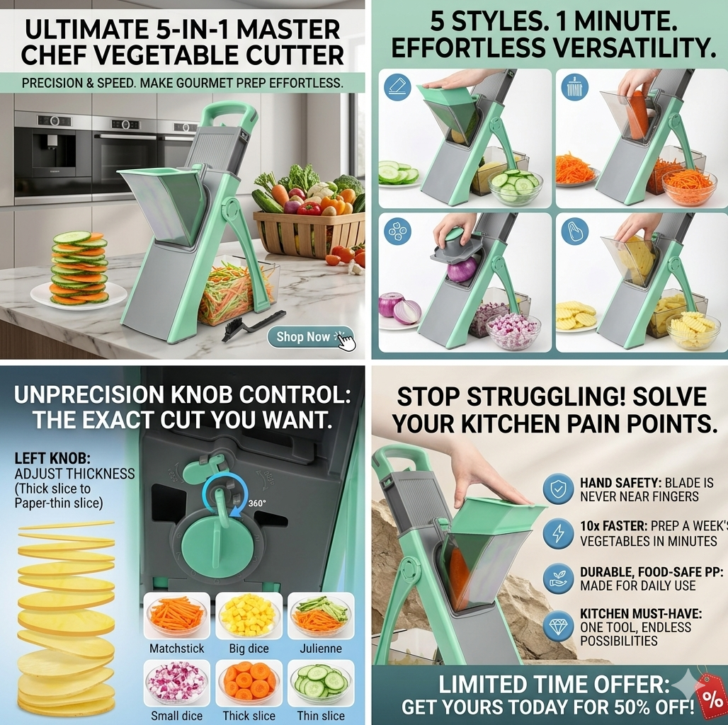 Vegetable Chopper Food Slicer