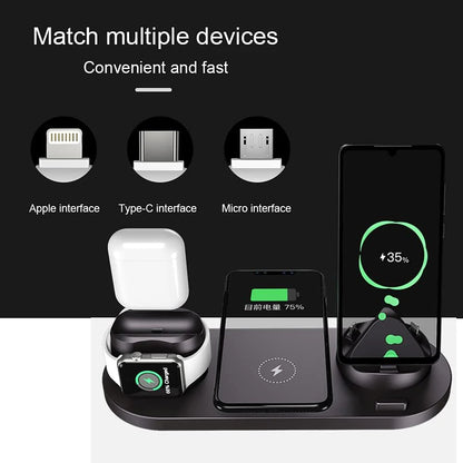 6-In-1 Wireless Charger Stand