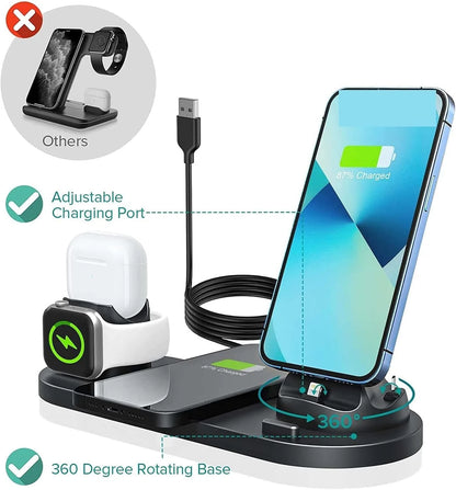 6-In-1 Wireless Charger Stand