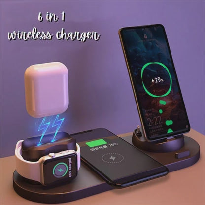 6-In-1 Wireless Charger Stand
