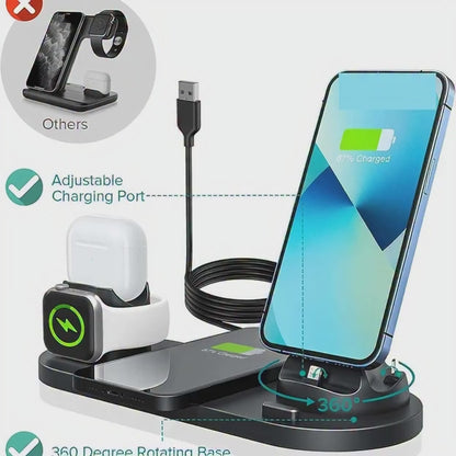 6-In-1 Wireless Charger Stand