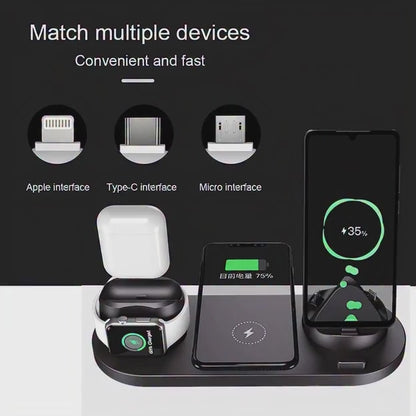 6-In-1 Wireless Charger Stand